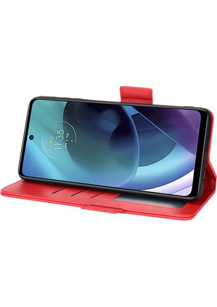 Motorola Moto G51 Manyetik Cüzdan Yan Toka Kart Yuvaları Tutucu Için Kılıf (Yurt Dışından) fiyatları
