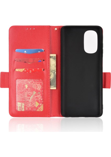 Motorola Moto G51 Manyetik Cüzdan Yan Toka Kart Yuvaları Tutucu Için Kılıf (Yurt Dışından) modelleri