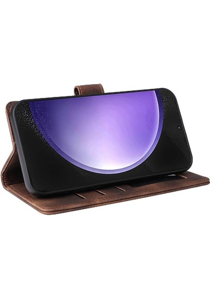 Samsung Galaxy S23 Fe Için Flip Case Cüzdan Kapak Kapak Basit Iş (Yurt Dışından) indirimleri