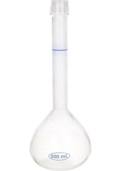 Plastik Balon Joje 500 ml Plastik Kapaklı Volumetrik Flask Yüksek Dayanıklı Sızdırmaz Kapak