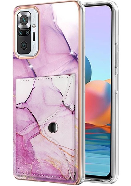 Xiaomi Redmi Not 10 Pro/pro Max Kart Yuvaları Mermer Ince Cüzdan (Yurt Dışından)