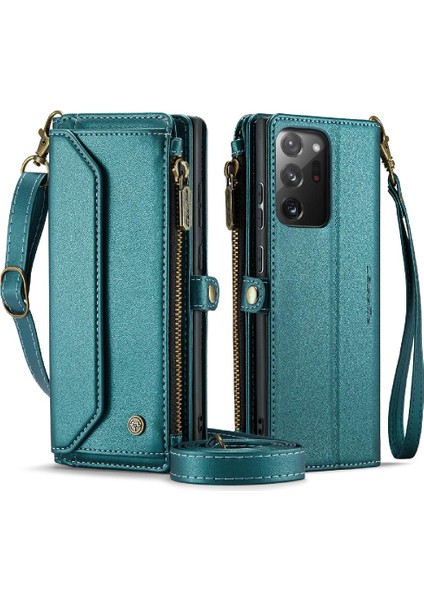 Kadın Faturaları Için Samsung Galaxy NOTE20 Ultra Cüzdan Kılıf Için Crossbody Durumda (Yurt Dışından)