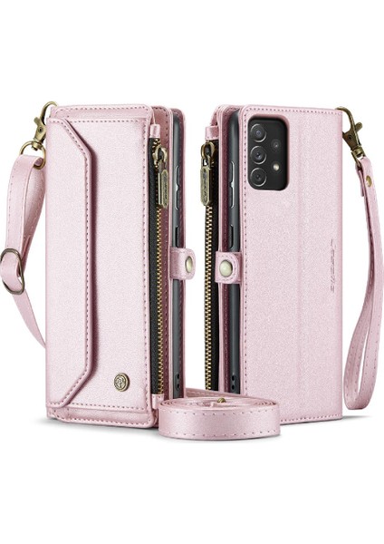 Kadınlar Için Crossbody Durumda Samsung Galaxy A72 Cüzdan Durumda Rfid Engelleme (Yurt Dışından)