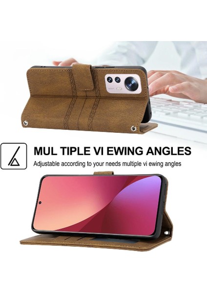 Xiaomi 12 Lite Için Flip Case Kickstand Cüzdan Kılıf Darbeye Koruyucu (Yurt Dışından) fırsatları