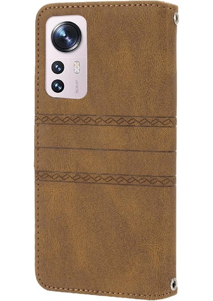 Xiaomi 12 Lite Için Flip Case Kickstand Cüzdan Kılıf Darbeye Koruyucu (Yurt Dışından) indirimleri