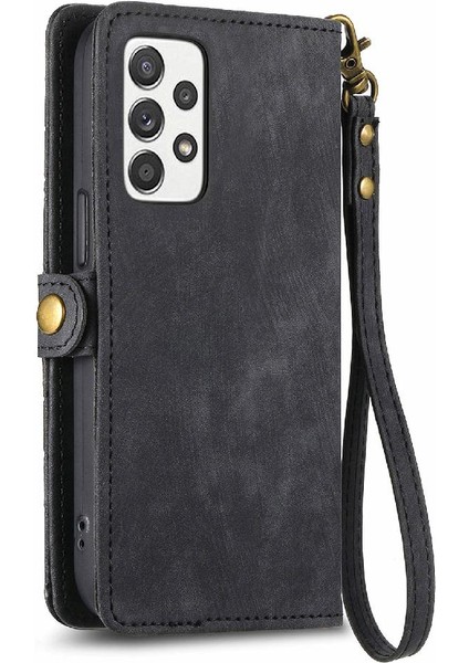 Samsung Galaxy Için Flip Case A53 5g Deri Kılıf Cüzdan Basit Iş (Yurt Dışından)