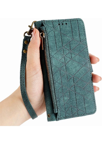Iphone 13 Için Flip Case Pro Kapak Kapak Cüzdan Basit Iş Darbeye (Yurt Dışından)