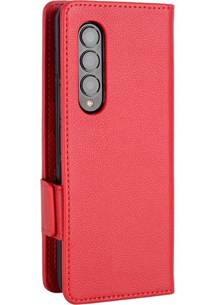 Samsung Galaxy Z Için Kılıf Fold 3 Cüzdan Kart Yuvaları Tutucu Yan Toka Pu (Yurt Dışından) modelleri