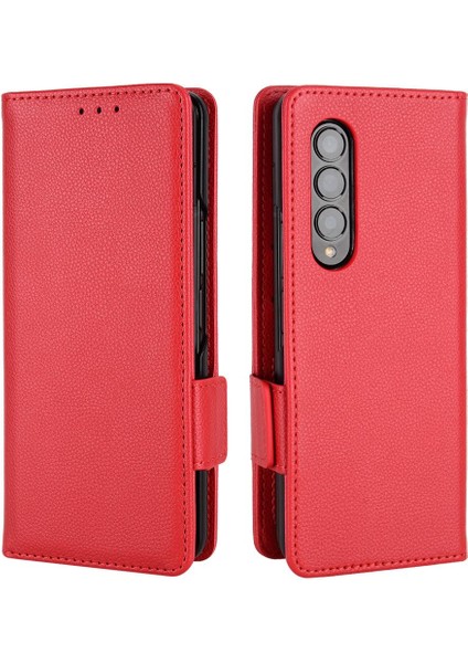 Samsung Galaxy Z Için Kılıf Fold 3 Cüzdan Kart Yuvaları Tutucu Yan Toka Pu (Yurt Dışından) fırsatları