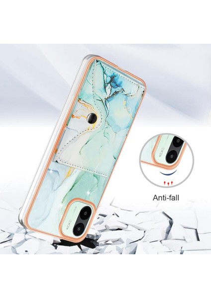 Xiaomi Redmi A1 Mermer Ince Cüzdan Yumuşak Tpu Tampon Kart Yuvaları (Yurt Dışından) indirimleri