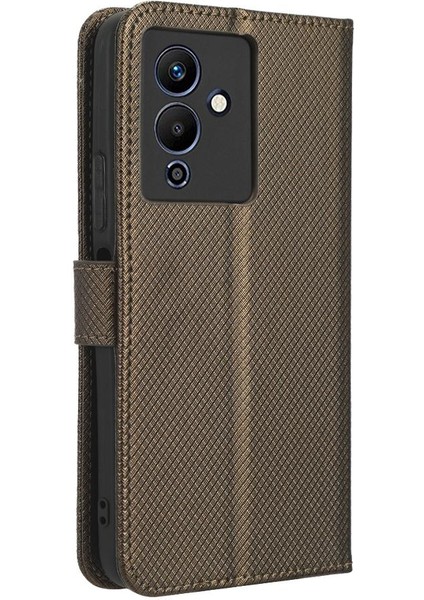 Infinix Not 12 Pro 5g Kart Tutucu Kapak Için Kılıf Kickstand Manyetik Cüzdan (Yurt Dışından)
