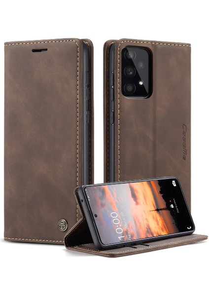 Samsung Galaxy A33 5g Manyetik Kapatma Darbeye Vaka Kartı Için Flip Case (Yurt Dışından)