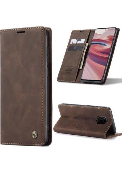 Xiaomi Redmi Not 9 Için Flip Case Pro Max Manyetik Kapatma Darbeye Pu (Yurt Dışından)