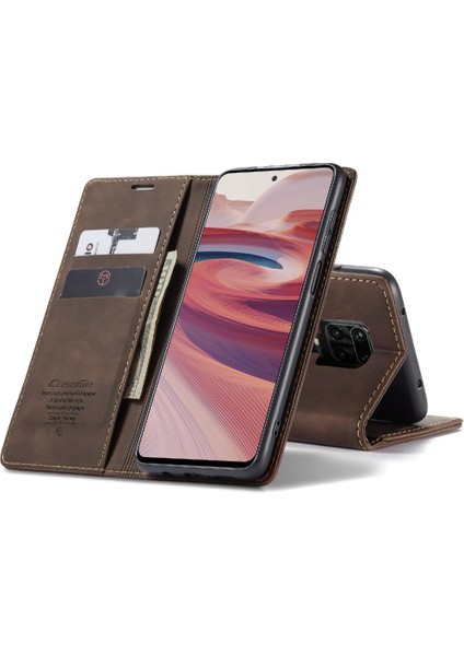Xiaomi Redmi Not 9 Için Flip Case Pro Max Manyetik Kapatma Darbeye Pu (Yurt Dışından)