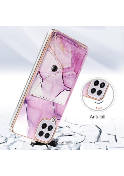 Samsung Galaxy A22 4g Mermer Kart Yuvaları Için Kılıf Ince Cüzdan Yumuşak Tpu (Yurt Dışından) fiyatları