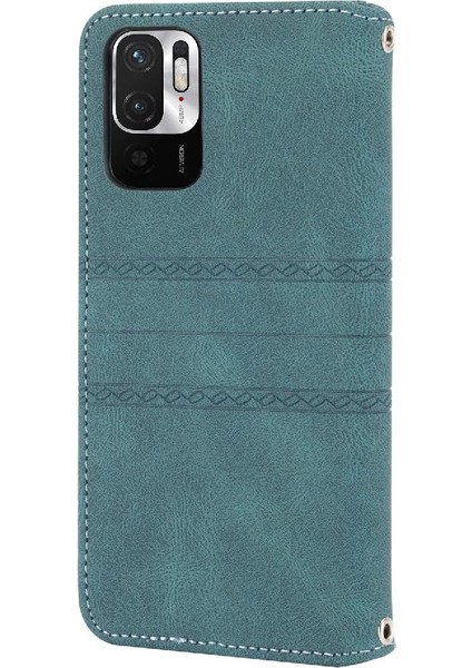 Xiaomi Redmi Not 10 Için Flip Case 4g Pu Deri Kickstand Cüzdan Kılıf (Yurt Dışından)