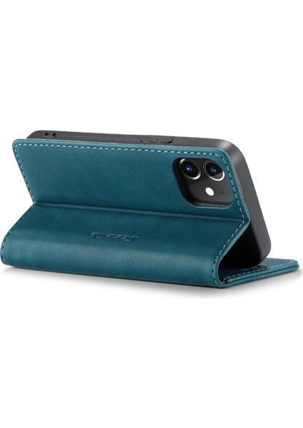 Iphone 12 Için Flip Case/12 Pro Flip Folio Kitap Vintage Pu Deri Cüzdan (Yurt Dışından)