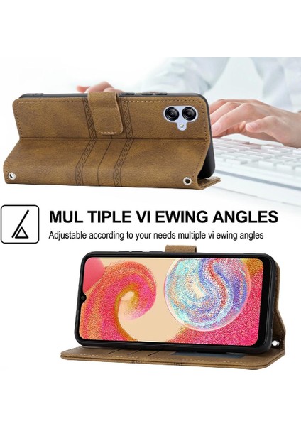 Samsung Galaxy M04 Darbeye Koruyucu Cüzdan Kılıf Pu Için Flip Case (Yurt Dışından) fırsatları