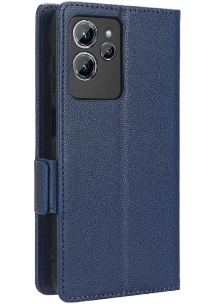 Oukitel C32 Yan Toka Cüzdan Manyetik Pu Deri Kart Yuvaları Için Kılıf (Yurt Dışından)