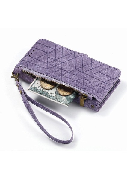 Iphone 13 Için Flip Case Pro Kapak Kapak Cüzdan Basit Iş Darbeye (Yurt Dışından)