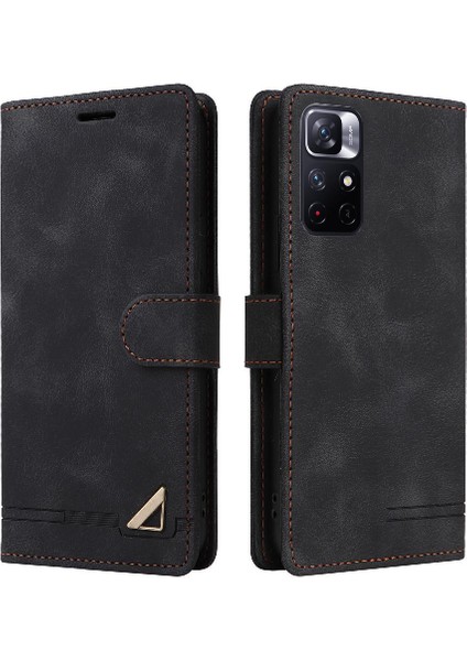 Xiaomi Redmi Not 11 Için Flip Case 5g Kapak Çevirin Darbeye Cüzdan Basit (Yurt Dışından)