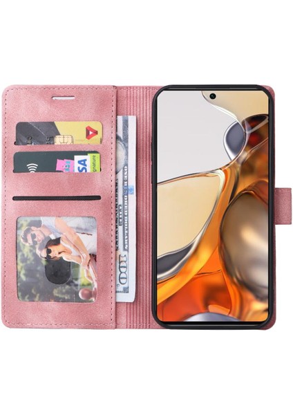 Xiaomi 11T/11T Pro Için Flip Case Basit Iş Deri Kılıf Darbeye (Yurt Dışından) indirimleri