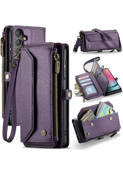 Kadınlar Için Samsung Galaxy A24 Cüzdan Kılıf Için Crossbody Durumda Cüzdan (Yurt Dışından)