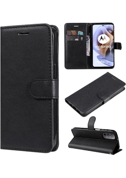 Mays Home1 Motorola Moto G31/G41 Iş Cüzdan Telefon Kılıfı Klasik Için Flip Case (Yurt Dışından)