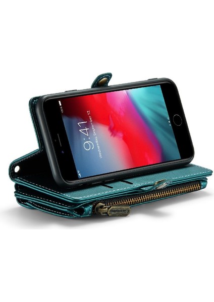Iphone Se3 Için Crossbody Durumda/kadınlar Için Zipper Fermuar Faturaları Yuvası Cüzdan Kılıf (Yurt Dışından)