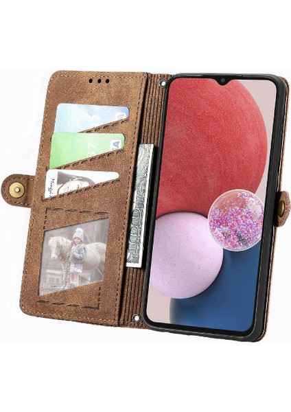 Samsung Galaxy A13 4g Için Flip Case Cüzdan Kapak Çevirin Darbeye Deri (Yurt Dışından) indirimleri