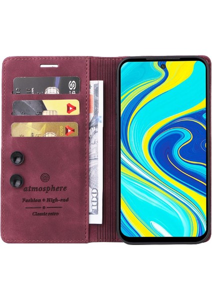 Xiaomi Redmi Not 9s Için Flip Case Darbeye Deri Kılıf Kapak Çevirin (Yurt Dışından) modelleri