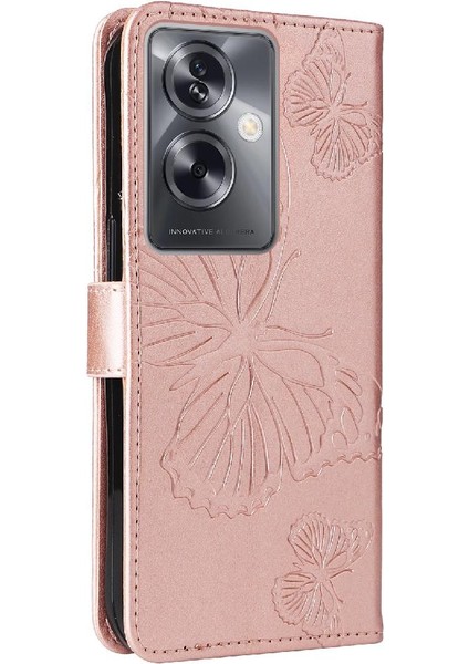 Oppo A79 5g Manyetik Kapak Için Kılıf Pu Deri Darbeye Kapak Kart ile (Yurt Dışından)