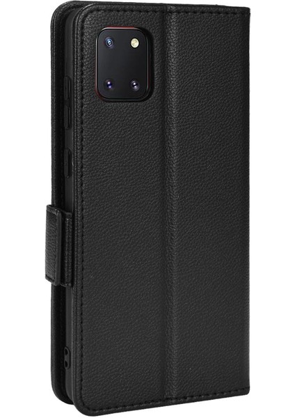 Samsung Galaxy Not 10 Lite Için Kılıf Kart Yuvaları Tutucu Cüzdan Yan Toka (Yurt Dışından)