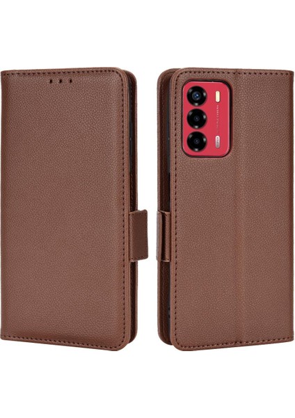 Zte Blade A72 Pu Deri Manyetik Kart Yuvaları Tutucu Cüzdan Tarafı (Yurt Dışından)