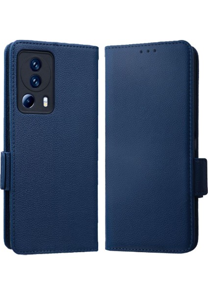 Xiaomi 13 Lite Için Kılıf Kart Yuvaları Tutucu Yan Toka Cüzdan Pu Deri (Yurt Dışından)