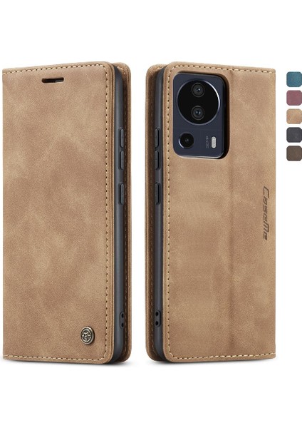 Xiaomi 13 Lite Için Flip Case Kılıf Kart Yuvası Kickstand Manyetik Kapatma Pu (Yurt Dışından) fırsatları