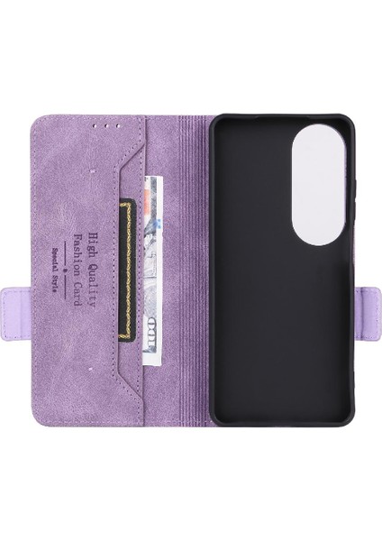 Oppo A60 4g Manyetik Karbon Fiber Deri Için Kılıf Folio Flip Case Tam (Yurt Dışından) modelleri
