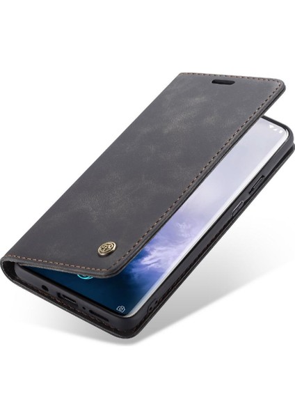 Oneplus 7 Için Flip Case Pro Kılıf Kart Yuvası Kickstand Flip Folio Kitap Pu (Yurt Dışından)