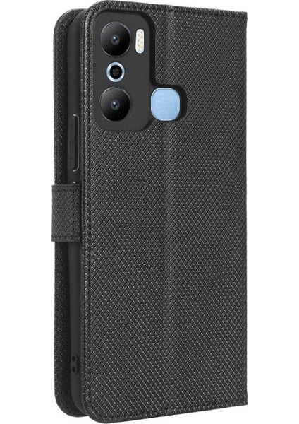 Infinix Sıcak 20 Oyun Için Kılıf Kickstand Kapak Manyetik Cüzdan Kart Tutucu (Yurt Dışından) modelleri