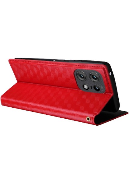 Motorola Moto Kenar 50 Pro Pu Deri 3D Desen Manyetik Kapatma (Yurt Dışından)