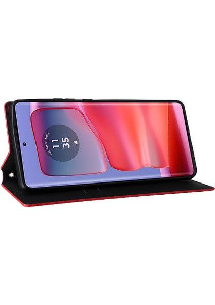 Motorola Moto Kenar 50 Pro Pu Deri 3D Desen Manyetik Kapatma (Yurt Dışından)