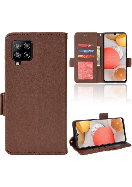 Samsung Galaxy Case 5g Kart Yuvaları Için Kılıf Tutucu Yan Toka Pu Deri (Yurt Dışından)