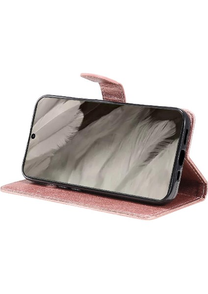 Kart Yuvası Yüksek Telefon ile Google Piksel 8 Klasik Düz Renk Için Flip Case (Yurt Dışından) indirimleri
