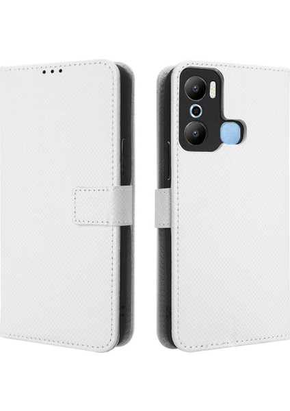 Infinix Sıcak 20 Oyun Için Kılıf Kickstand Kapak Manyetik Cüzdan Kart Tutucu (Yurt Dışından) modelleri