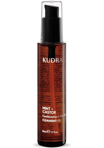 Makyaj ve Yüz Temizleme Yağı Nane & Hint 50 ml