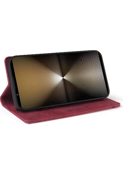 Sony Xperia 1 Vi 2024 Premium Deri Premium Deri Kickstand Için Kılıf (Yurt Dışından) indirimleri