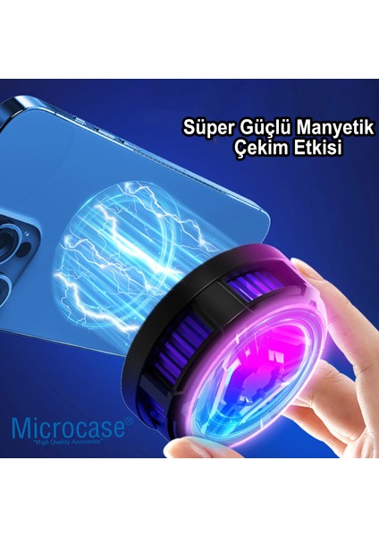 S10 Manyetik Rgb Işıklı Hızlı Soğutma Sessiz Taşınabilir Cep Telefonu Soğutucu Fan indirimleri