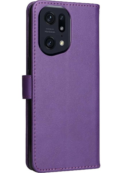 Oppo Bulmak Için Flip Case X5 Pro Yüksek Kaliteli Deri Klasik Düz Renk (Yurt Dışından)