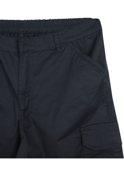 Erkek Büyük Beden 115 Kilo - 185 Kilo Arası Için Uygun Kargo Cepli Gabardin Şort Dekons Siyah fırsatları