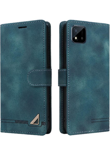Realme C20 Cüzdan Için Flip Case Basit Iş Darbeye Kapak Çevirin (Yurt Dışından)